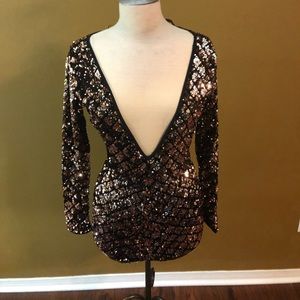 Sequined Romper